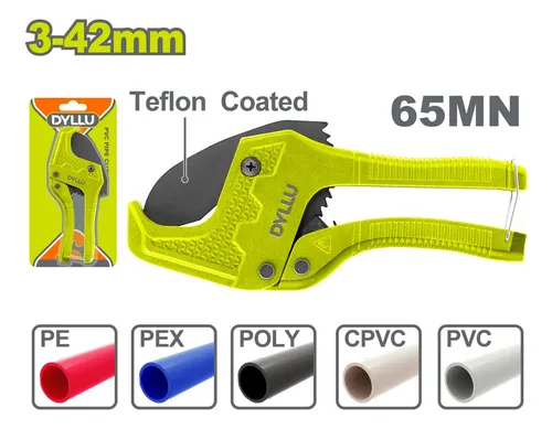 Tijera corta tubos de PVC 203mm  DTPC54642 DMHCTT203 DYLLU