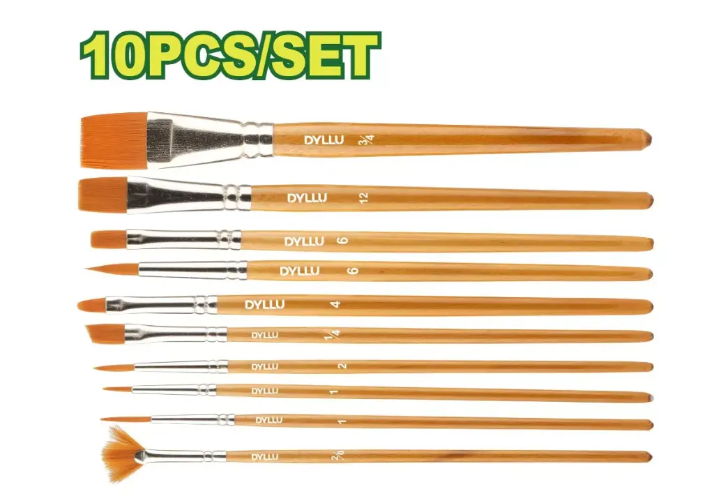 Kit de 10 Pinceles artísticos DTXA1K10 DMPCK10PA DYLLU