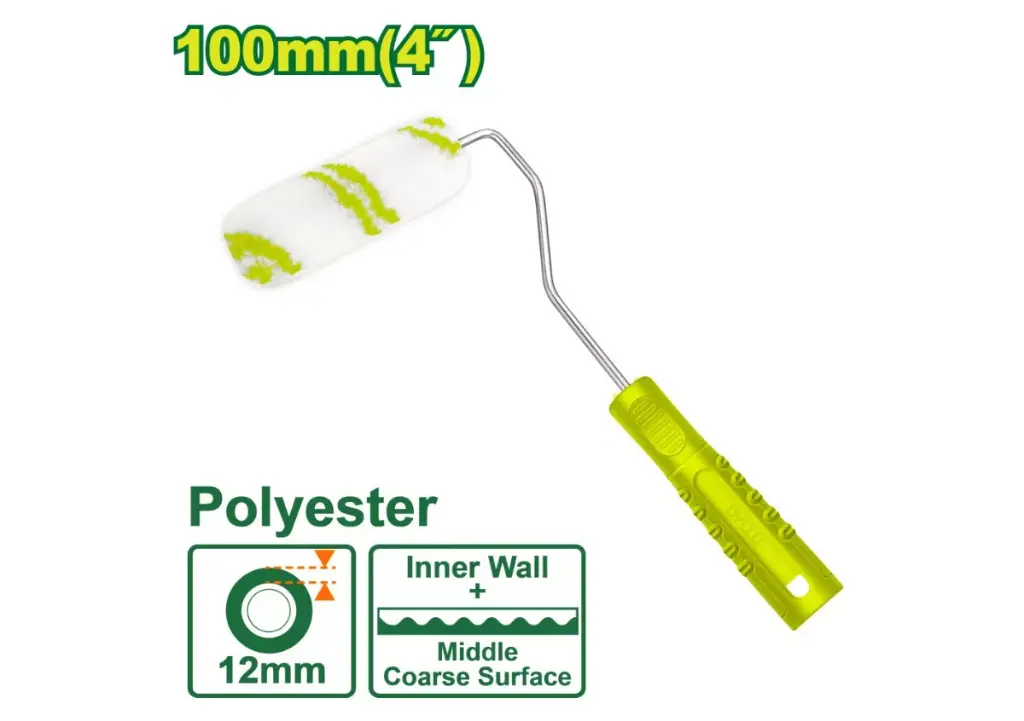 Rodillo largo 100mmL 12mmA poliester DTCB1904 DMPCRL100 DYLLU
