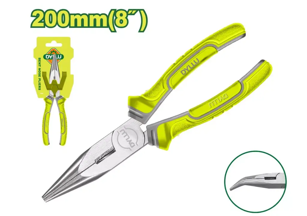 Pinza de punta curva 200mm 8" DTPL4C08 DMPIPC200 DYLLU