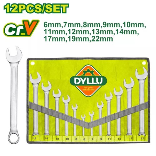 Set de 12 Llaves Combinadas DTSP1M12 DMLLS12LC DYLLU
