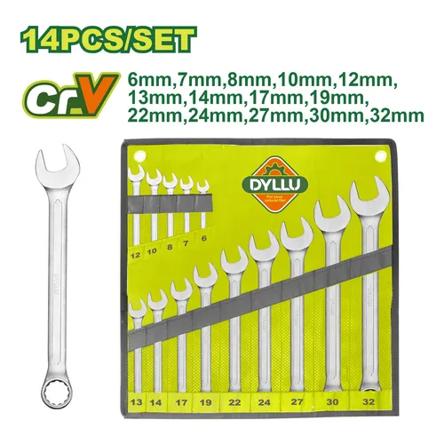 Set de 14 Llaves Combinadas DTSP1M14 DMLLS14LC DYLLU
