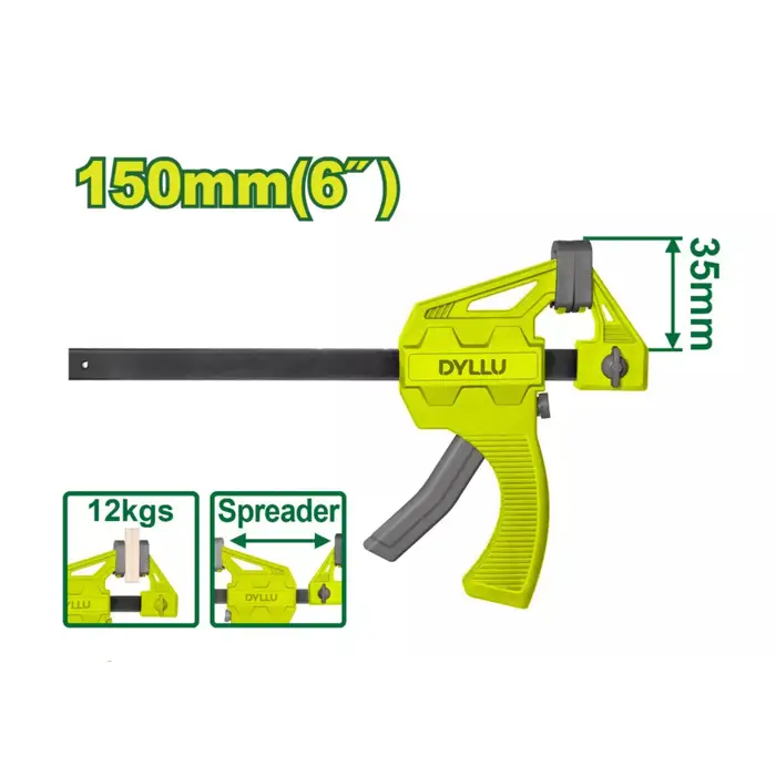 Prensa rápida sargento carpintero 150mm (6") DTCP4376 DMSUPB315 DYLLU