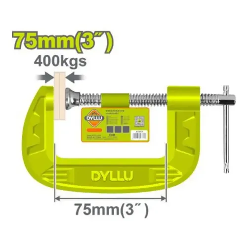 Prensa "G" 75mm (3") fundición DTCP1103 DMSUPG075 DYLLU