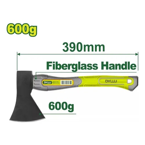 Hacha de mano 600gr mango de fibra DTHM6306 DMMMHA060 DYLLU