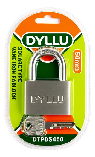 Candado cuadrado de acero inoxidable 55mm DTPDS450 DMCMCA055 DYLLU
