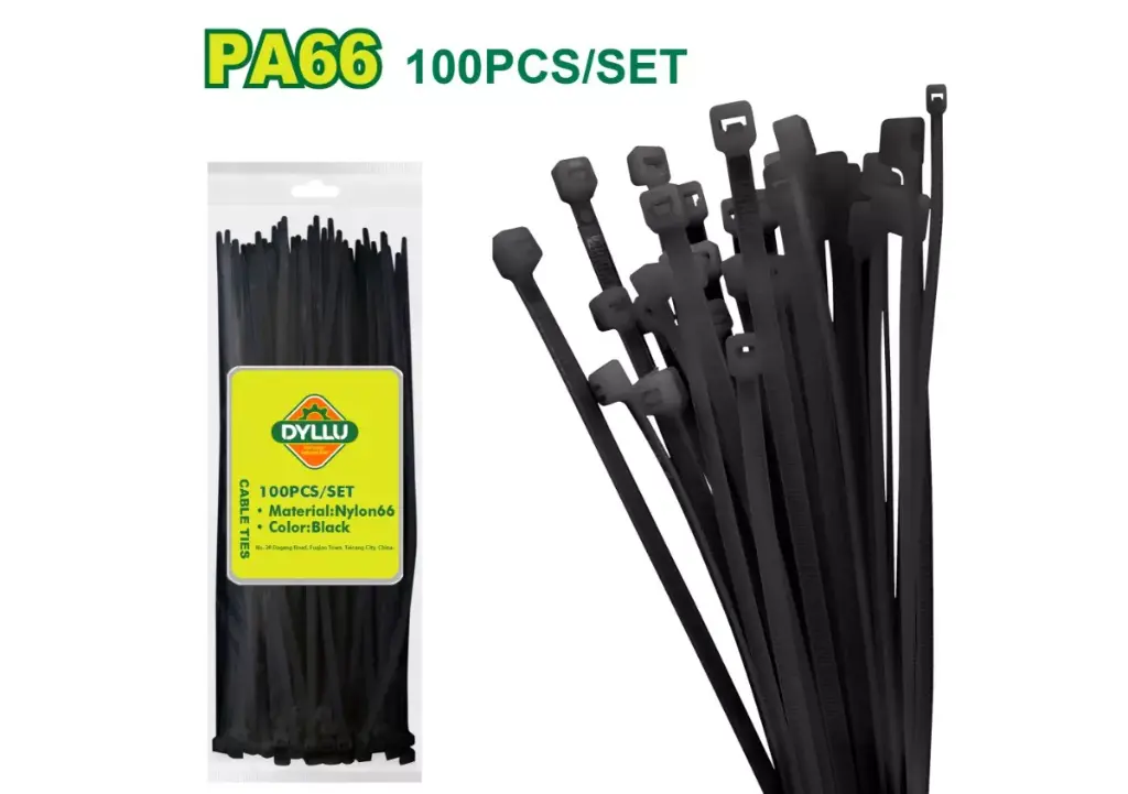 Set de 100 precintos negros 100mm DTTEB510025 DCCPPN100 DYLLU