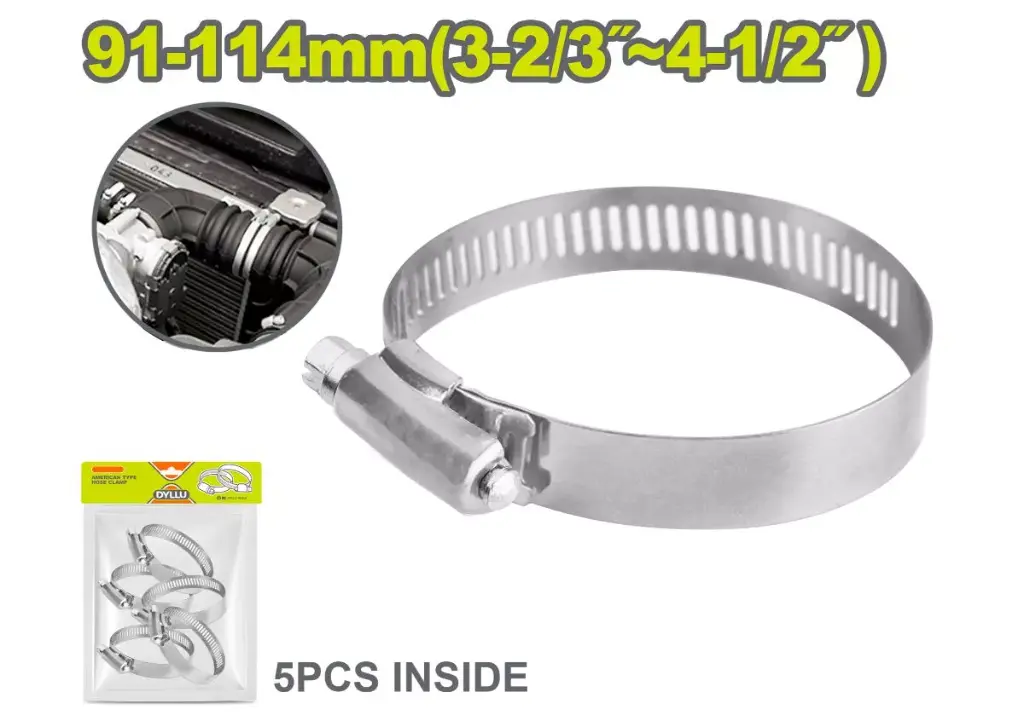 Abrazadera de acero 91-114mm  DTHU2916 DCCPAA290 DYLLU