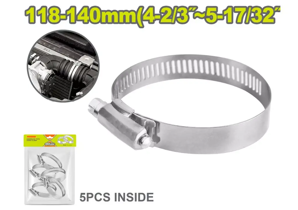 Abrazadera de acero 118-140mm DTHU2918 DCCPAA310 DYLLU