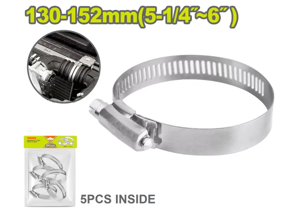 Abrazadera de acero 130-152mm  DTHU2919 DCCPAA320 DYLLU