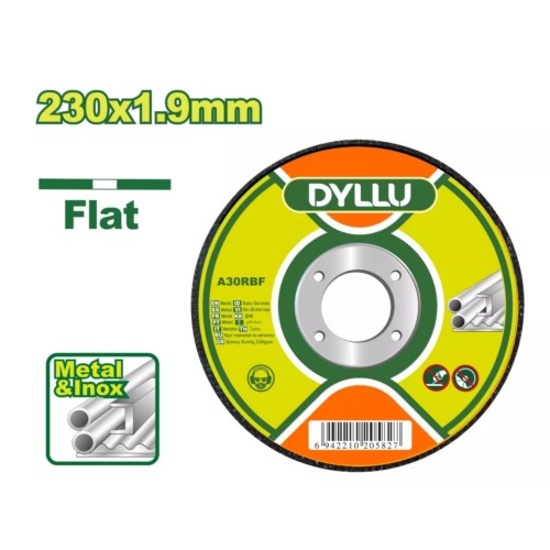Disco Abrasivo de corte para metal 230x1,9mm DTAC1391 DCDIA2319 DYLLU