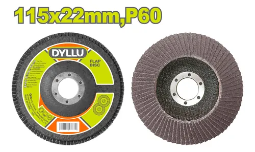 Disco Flap OA 115x22mm P60 DTYL1302 DCDIF1560 DYLLU