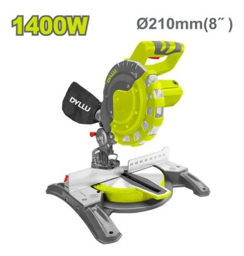 Sierra Ingletadora 210mm (8.1/4") 1400w DTXD151400-4 DECOIN140 DYLLU