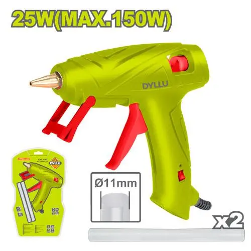 Pistola de pegar encoladora barrita silicona 11mm 25-150W DTGL3608-4 DEACPP110 DYLLU