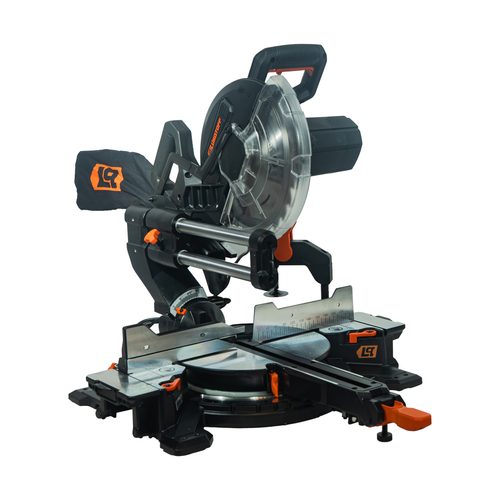 Ingletadora telescópica D255 10" 2000W 4500rpm c-láser + 2 hojas madera aluminio LQI2000-9 LUSQTOFF