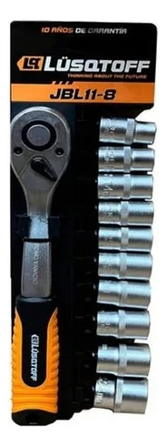 JUEGO DE BOCALLAVES ENCASTRE 1/2" - 11 PIEZAS JBL11-8 LUSQTOFF