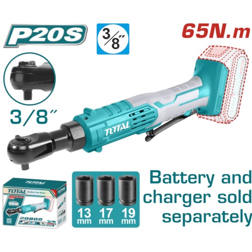 Llave Crique 20V 3/8" 65Nm SOLA TDRLI2060151 V2V0CR200 TOTAL