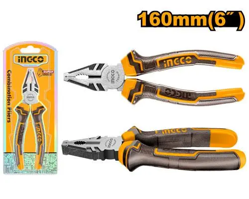 Pinza electricista universal 160mm (6") HCP08168 INGCO