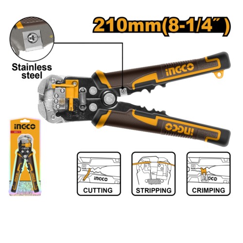 Pinza Pelacable Automatico 210mm HWSP102418 INGCO