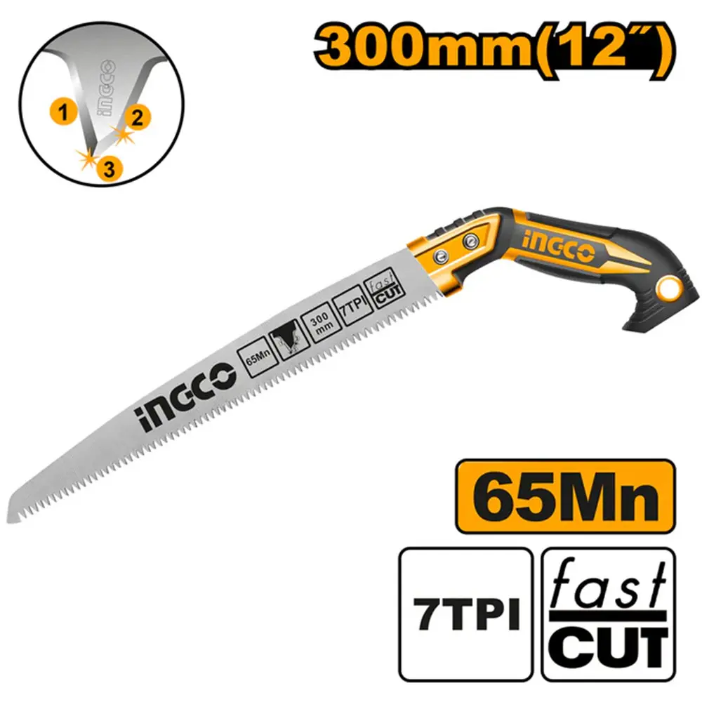 Serrucho de Poda 300mm (12") 7dpp HPS30028C INGCO