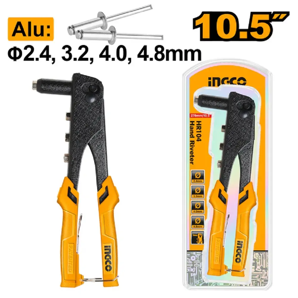 Remachadora 2,4mm a 4,8mm 250mmL 10" HRS108 INGCO