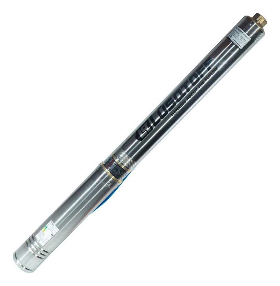 Bomba de pozo 2HP - 1500W - 120mts altura - cuerpo 4" - Salida 1.1/4" - 220V - 4800L/h + Tablero cableado LQ4-PACK-140 LUSQTOFF