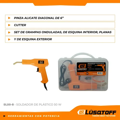 Soldador de plástico 50W t-pistola SL50-8 LUSQTOFF
