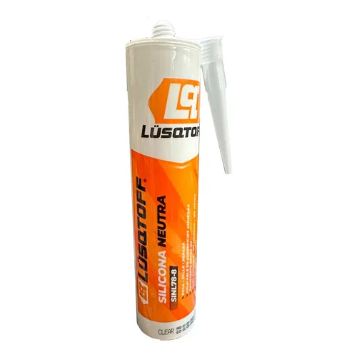 Sellador silicona  280Gr TRA neutra 78% SINL78-8 LUSQTOFF n°