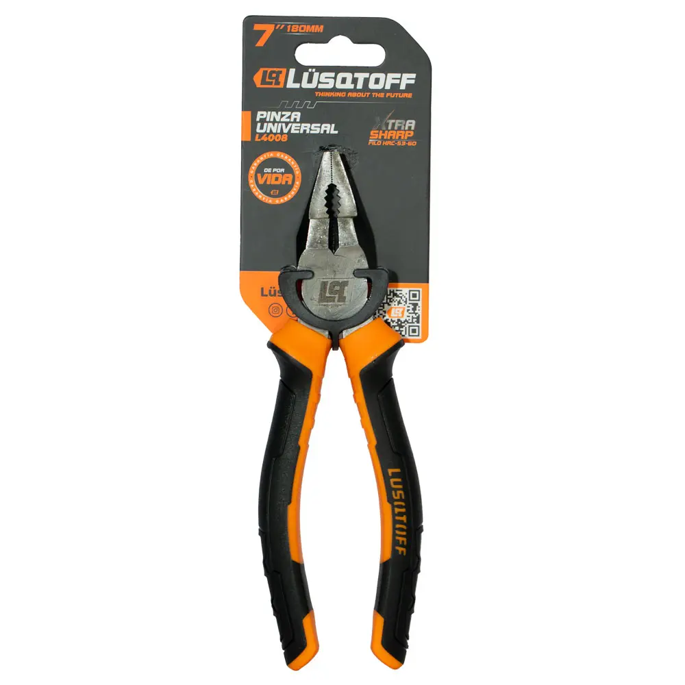 Pinza universal electricista 7" (180MM) L4008 LUSQTOFF