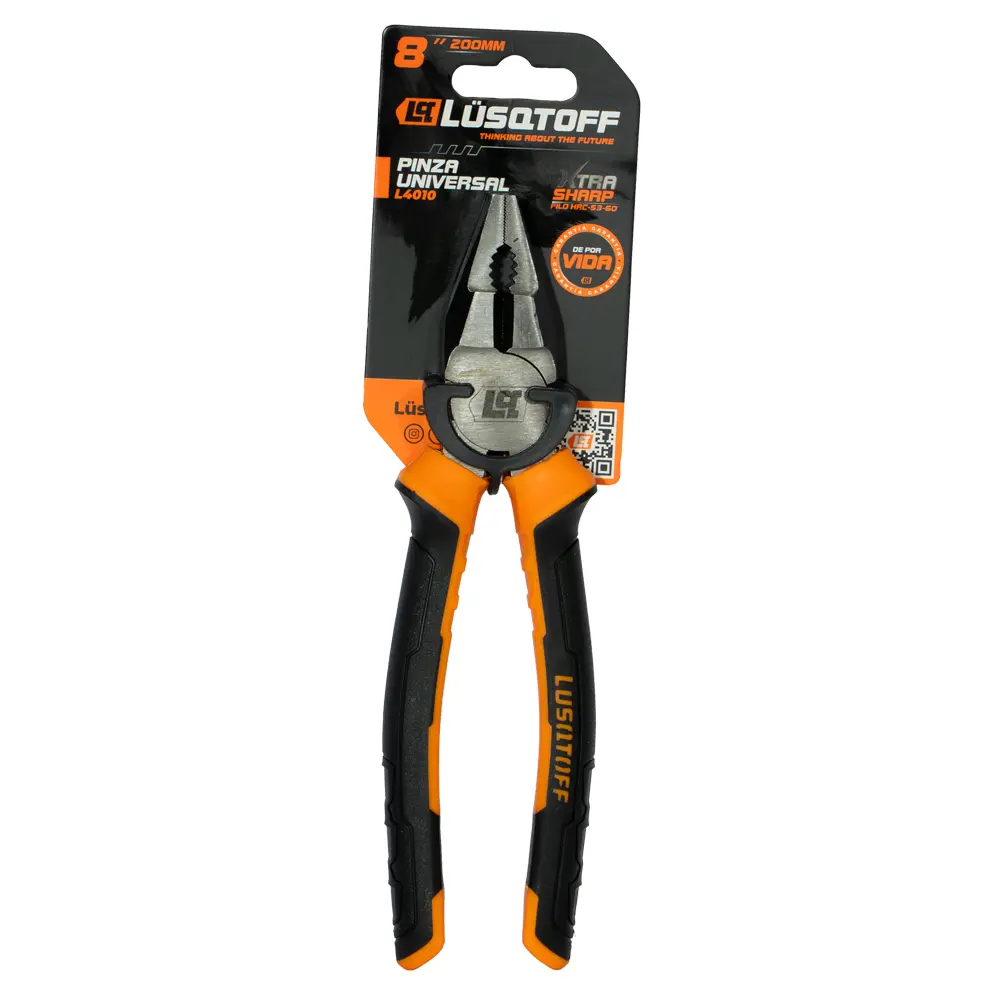 Pinza universal electricista 8" (200MM) L4010 LUSQTOFF
