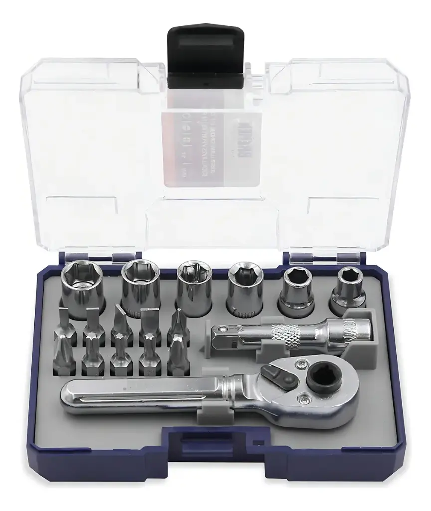 Juego set bocallaves y puntas 18 piezas 1/4" c-crique 7782 BREMEN