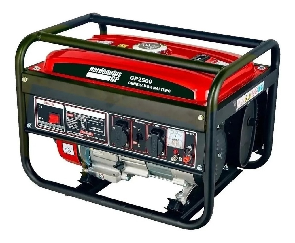 Grupo electrógeno generador 2,5kW 2500W 4T 220V 10hs 5,5HP arranque manual GP2500 GARDEN PLUS by LUSQTOFF