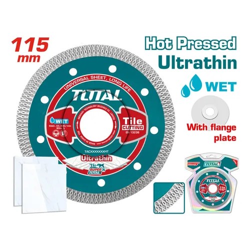 Disco diama D115  d22 ultrafino turbo malla porcelanato ZDDIU15BM TAC2181151HT TOTAL