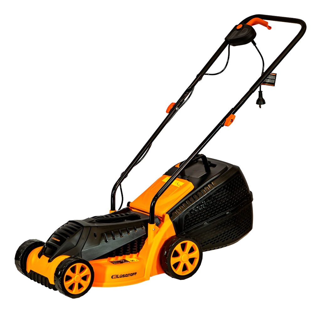Cortadora de cesped 1200W 3 posiciones con bolsa LCO1203-8B LUSQTOFF
