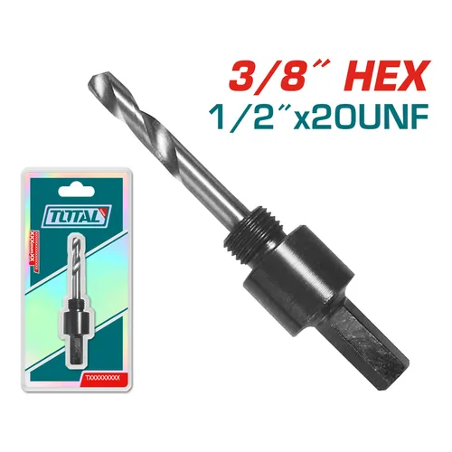 Soporte adaptador Mecha Copa 3/8" Hexagonal TAC4201 ZSM00308M TOTAL