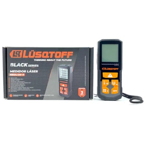 Medidor distancia láser 120mts + batería Carga tipo C MEDL120-9 LUSQTOFF