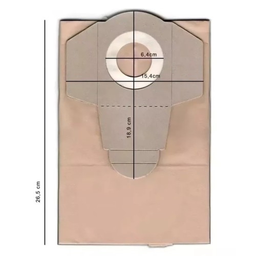 Bolsa de papel p/LA-1500MM RLA1500MMR22 LUSQTOFF
