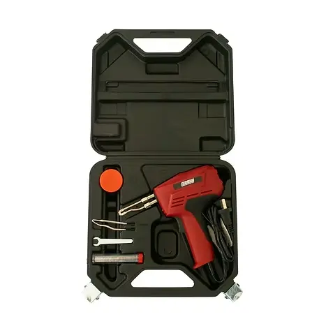 Soldador estaño pistola 100W c-maletín accesorios SED-100K OMAHA