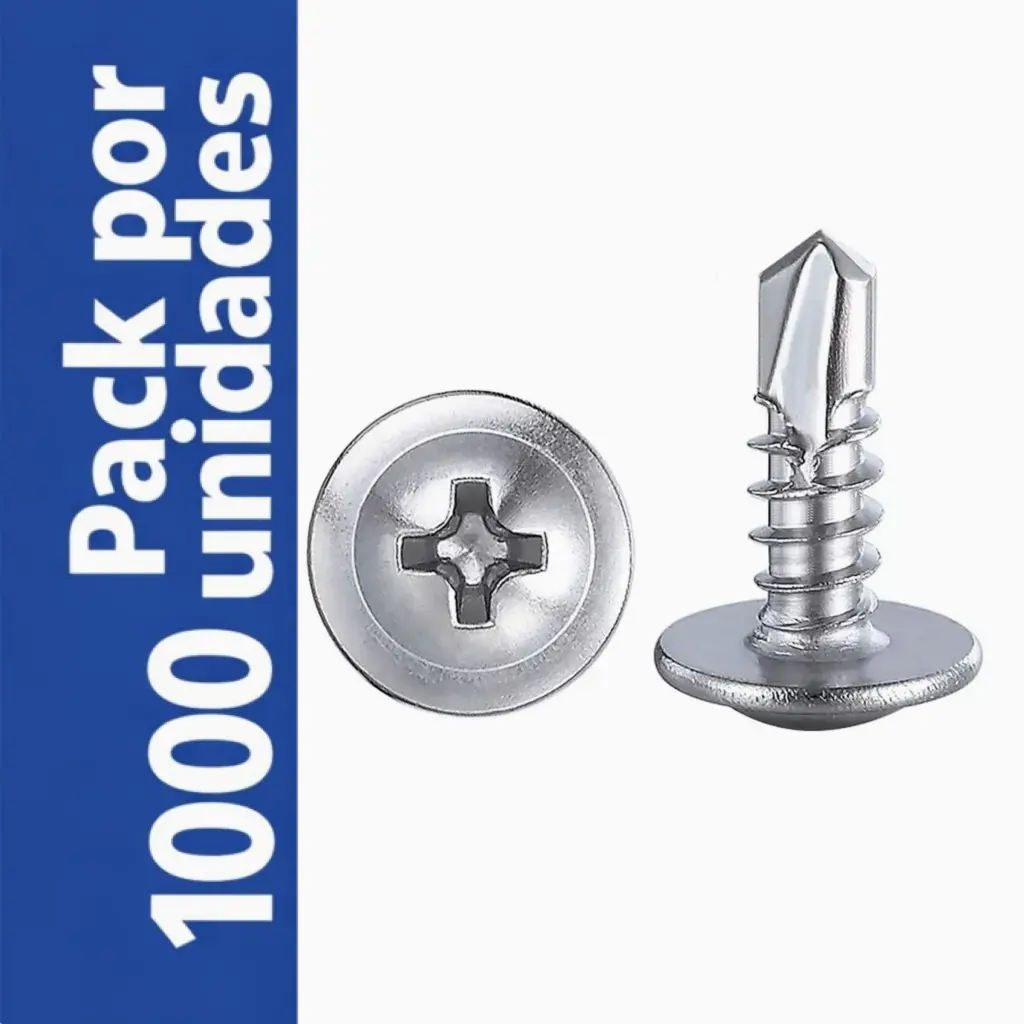 Combo x 1.000 Tornillo autoperforante c-Flangeada #8x19mmL p-mecha r-Phil FB  151FLA0000P0019 65.AFL.8.19