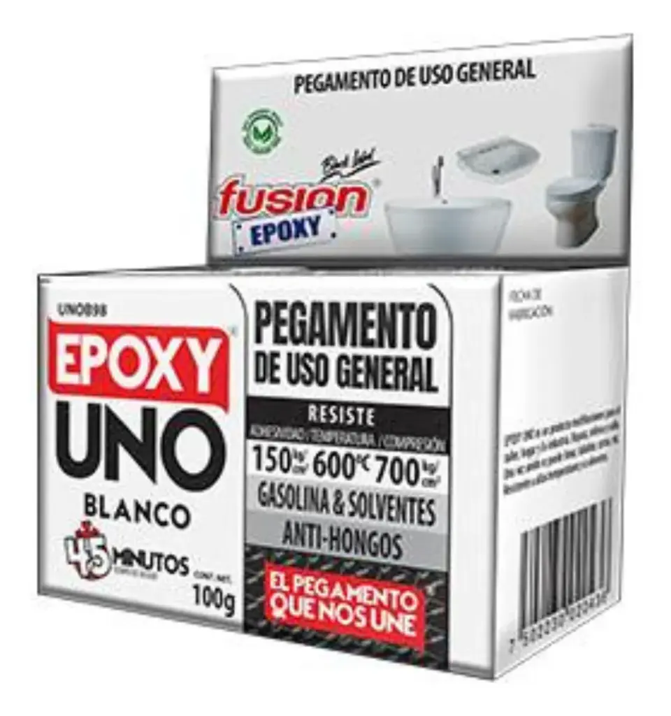 Adhesivo Epoxy Uno Uso General Blanco X 100 Gr  FUADSASA3923 FUSION EPOXY