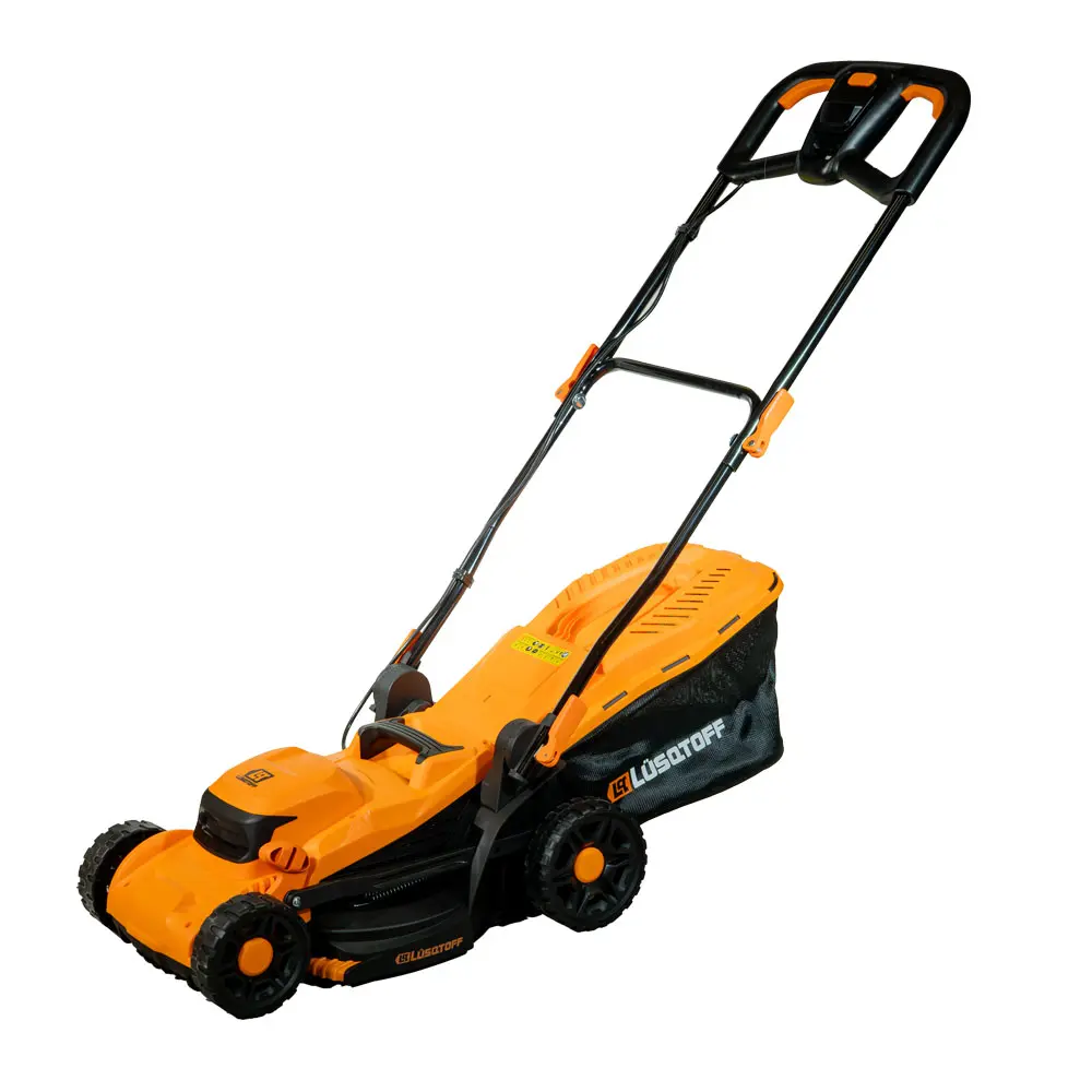 Cortadora de cesped 1400W 6 posiciones con bolsa LCO1434-8B LUSQTOFF