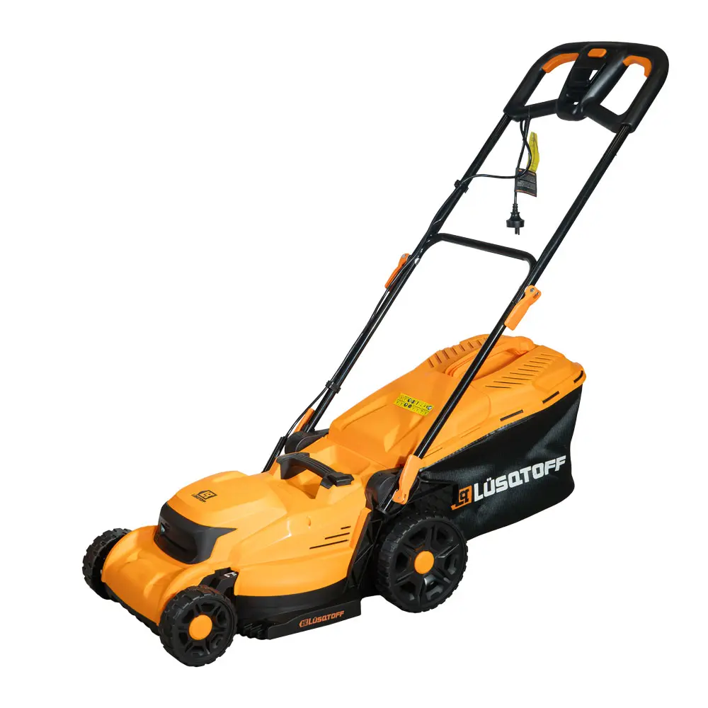 Cortadora de cesped 1600W 6 posiciones con bolsa LCO1637-8B LUSQTOFF