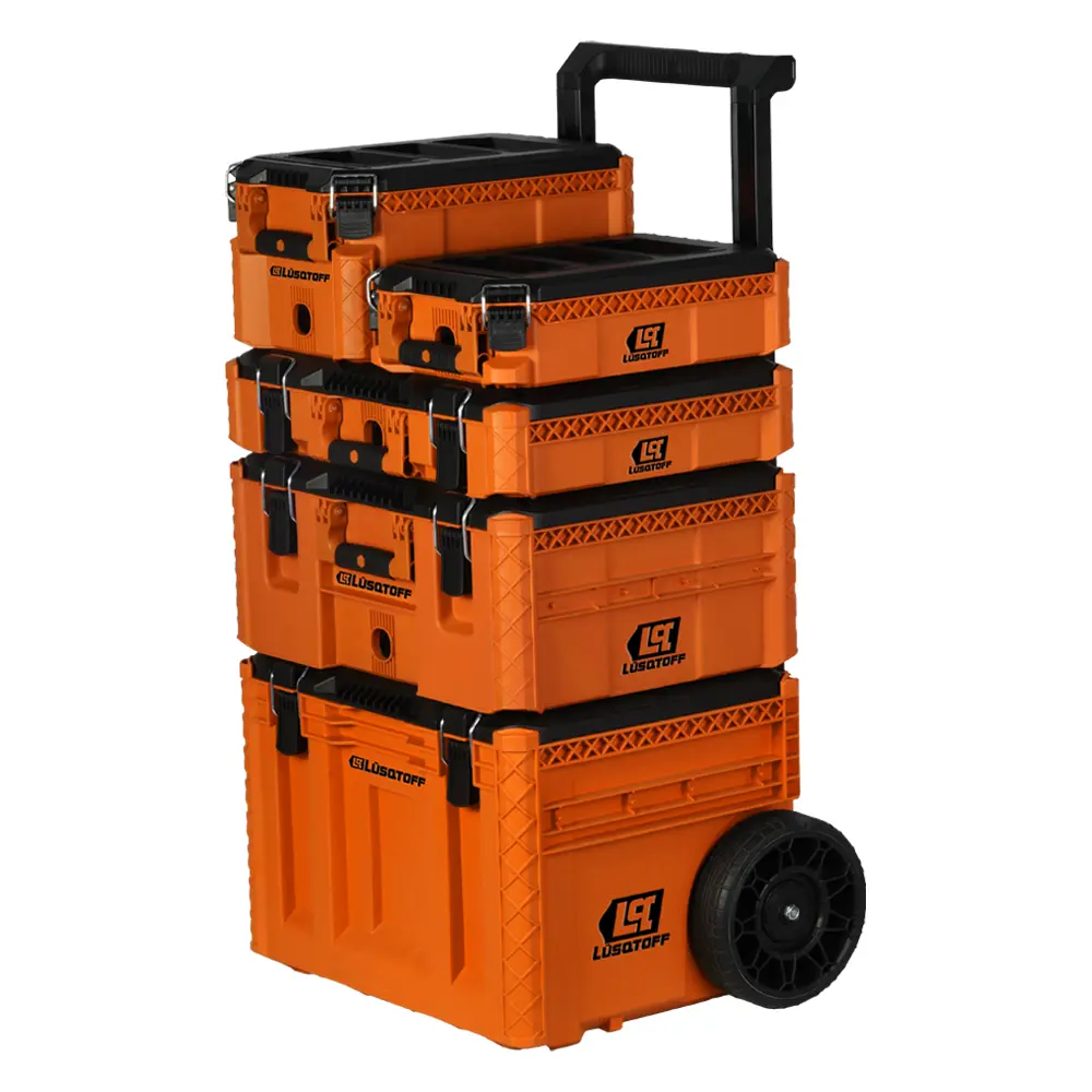 Carro c-ruedas porta herramientas 5 organizadores h/120 kg LCHP6-8 LUSQTOFF