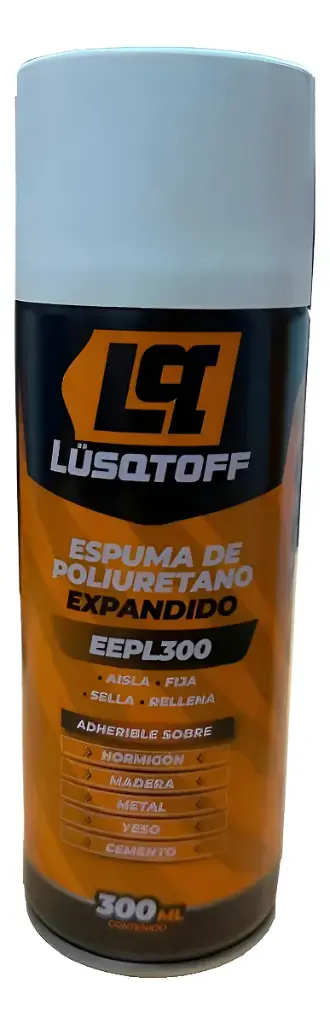 Espuma de poliuretano expandido 300ml EEPL300 LUSQTOFF