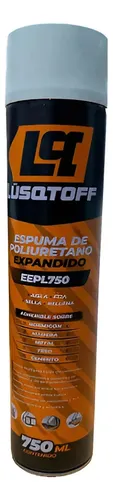 Espuma de poliuretano expandido 750ml EEPL750 LUSQTOFF