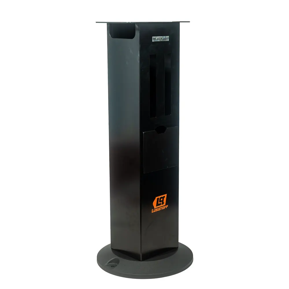 Soporte pie pedestal para amoladora/pulidora de banco con cajón BLACK SERIES SABL74-9 LUSQTOFF