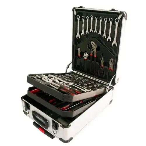 Maletín porta herramientas con ruedas carro 421pcs SHK-421 OMAHA