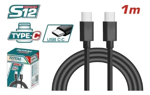 Cable USB-C a USB-C 3.0Ah 1mts TIUCC02 V2V0USBCC TOTAL