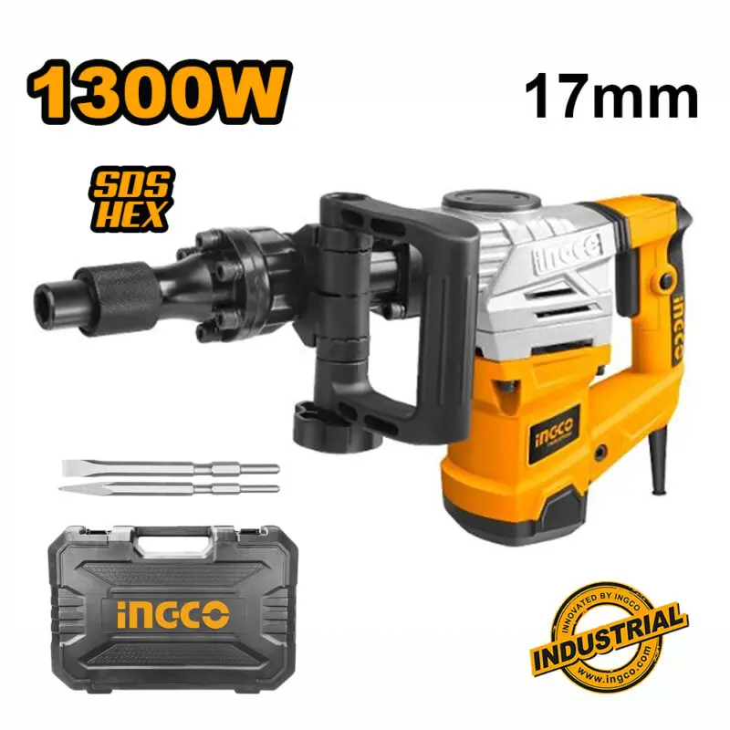 Martillo demoledor 1300W 20J 3800gpm PDB130018-4 INGCO