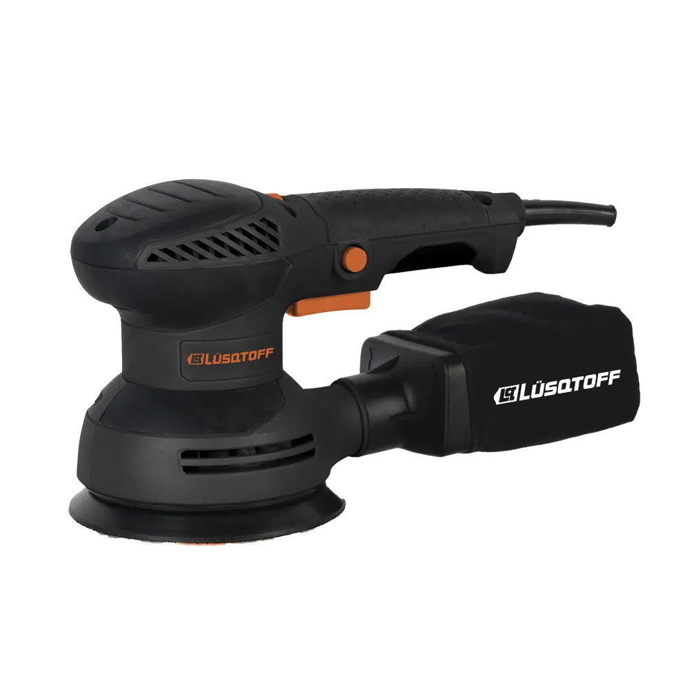 Lijadora roto orbital 125mm 5" 300W velocidad variable BLACK SERIES LRL300-9 LUSQTOFF